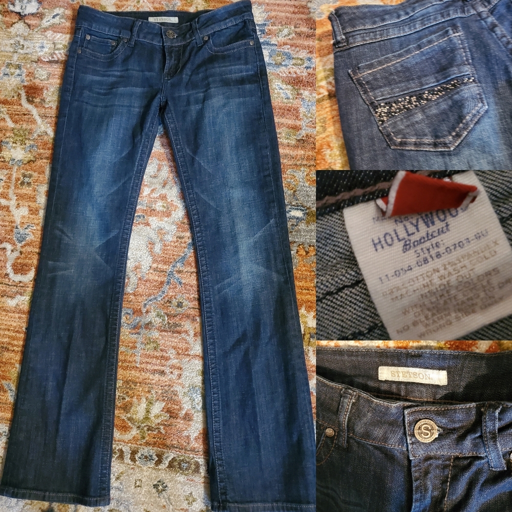 STETSON WOMEN'S JEANS HOLLYWOOD BOOTCUT 8 LONG